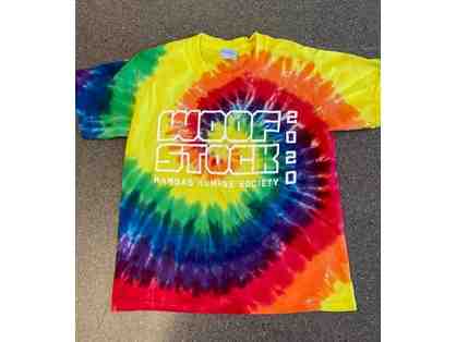 Adult Extra Large - Woofstock 2020 Tie Dye t-shirt