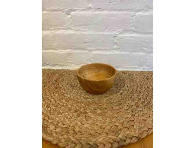 Small Handcrafted Wooden Bowl