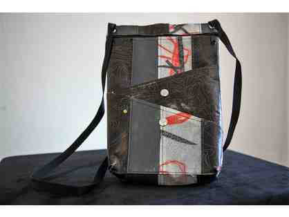 Sara Bella Upcycled Cross-body bag "Pocket Purse" of Recycled Plastic Fabric