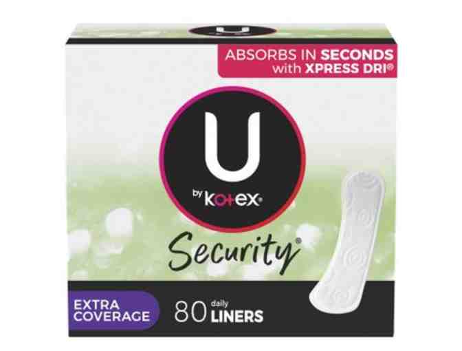 4837402 U by Kotex Security Lightdays Panty Liners, Light Absorbency