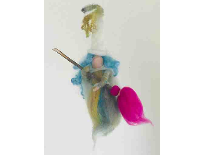 Felted Fairy Ornament