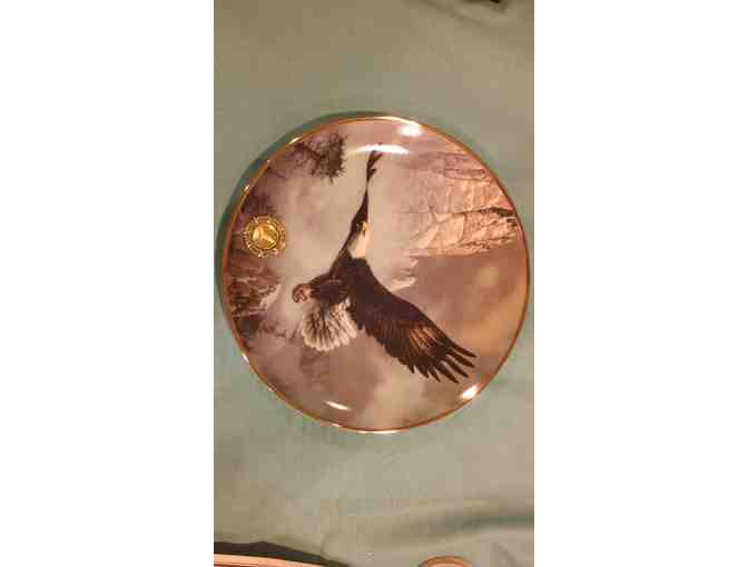 Franklin Mint Fine Porcelain Plate 'Proud and Free' by Ted Blaylock - Plate #HF8576