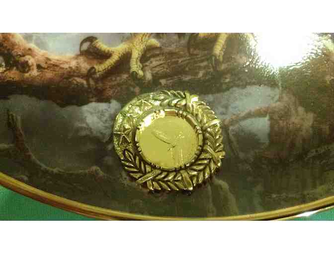 Franklin Mint Fine Porcelain Eagle Plate #HB4745 'Poised for Glory' by Ted Blaylock