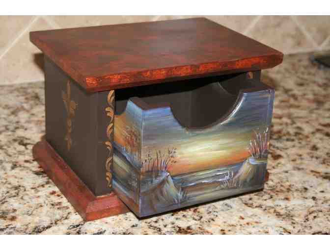 Hand-Painted Storage Box