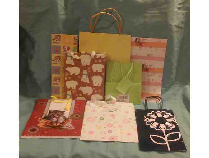 Basket of All-Occasion Gift Bags