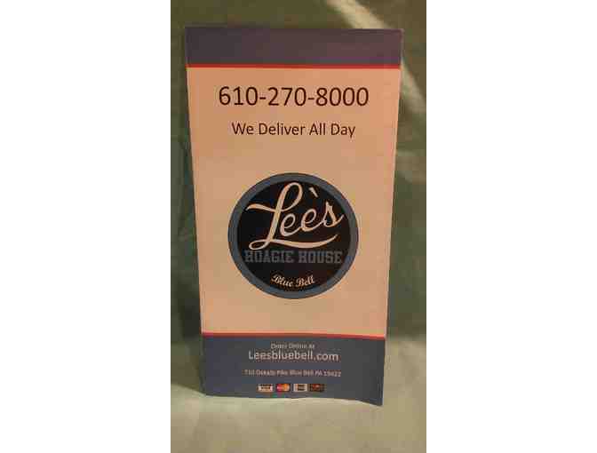 $20 Gift Certificate to Lee's Hoagie House of Blue Bell - Photo 2