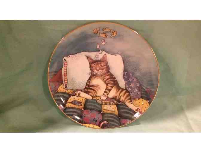 The Danbury Mint - 'Cat Nap' Plate #F7368 by Gary Patterson