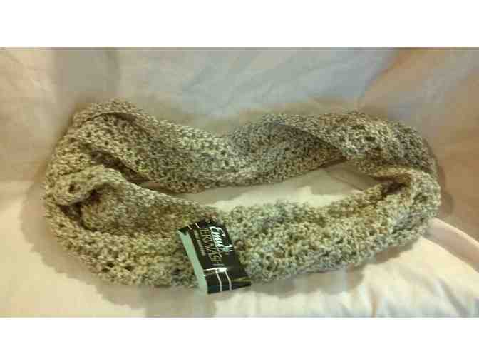 Hand-Knitted Wool 'Infinity' Scarf
