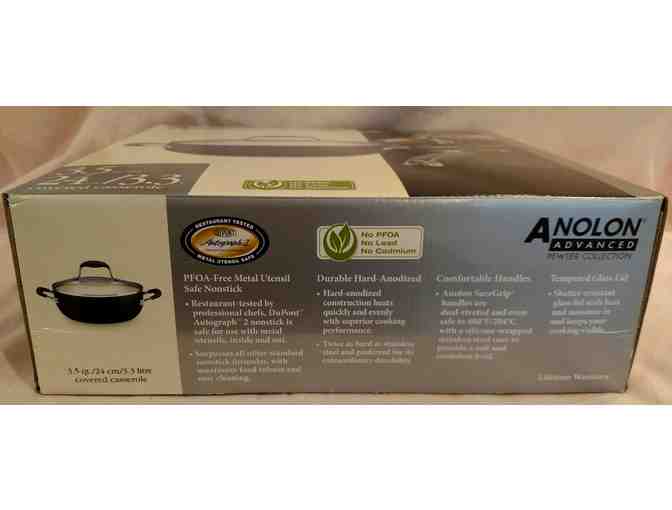 Analon Advance 3.5 Qt. Casserole With Lid