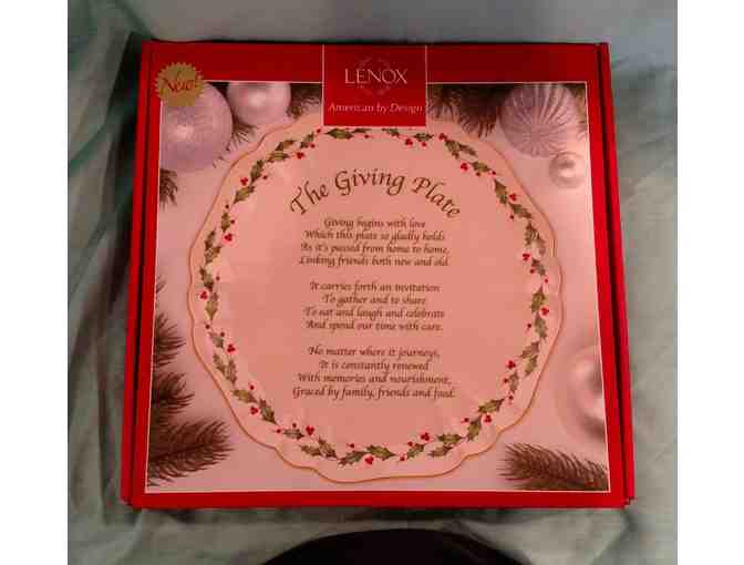 Lenox Plate - 'The Giving Plate'