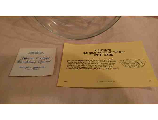 Princess House Chip N' Dip Bowl