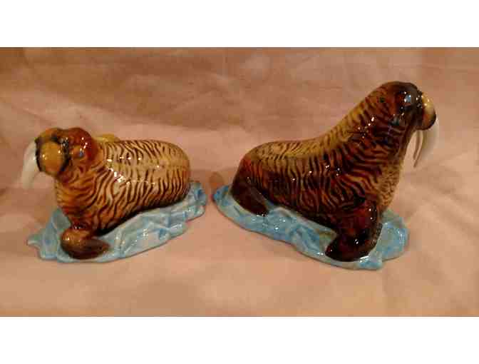 Pair of Walruses Salt & Pepper Shakers