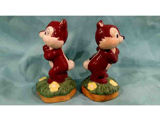 Salt & Pepper Shakers - Chip & Dale