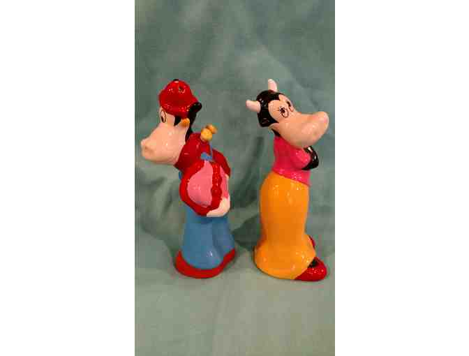 Salt & Pepper Shakers - Goofy & Clarabell Cow
