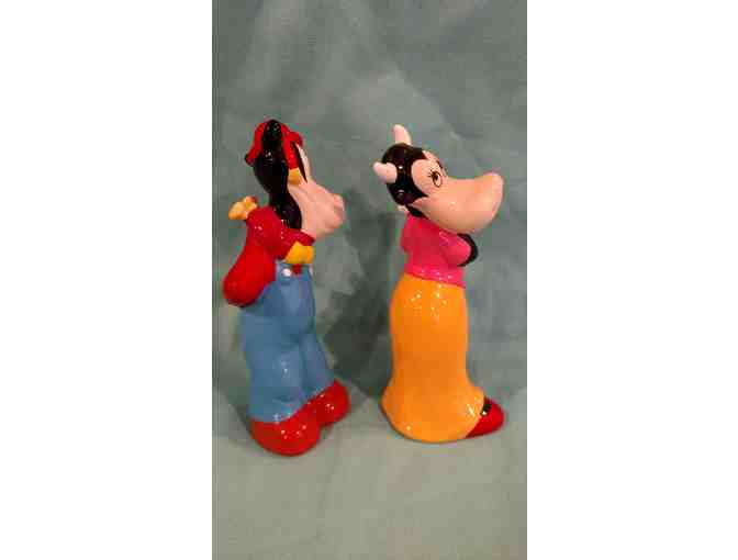 Salt & Pepper Shakers - Goofy & Clarabell Cow