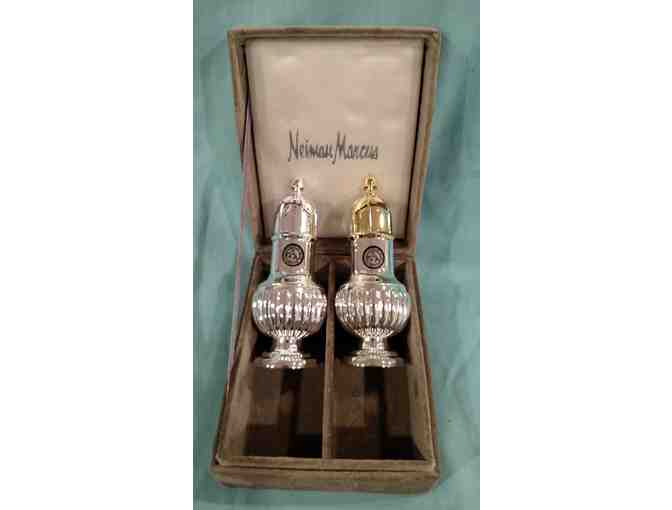 Salt & Pepper Shaker - Silver-plated in Neiman Marcus Box