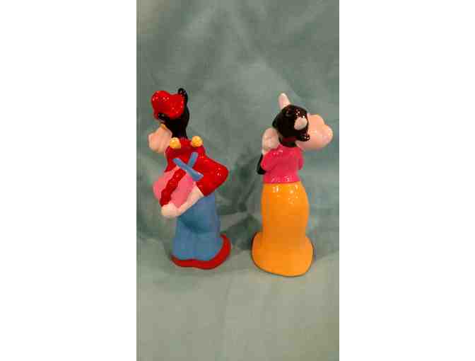 Salt & Pepper Shakers - Goofy & Clarabell Cow