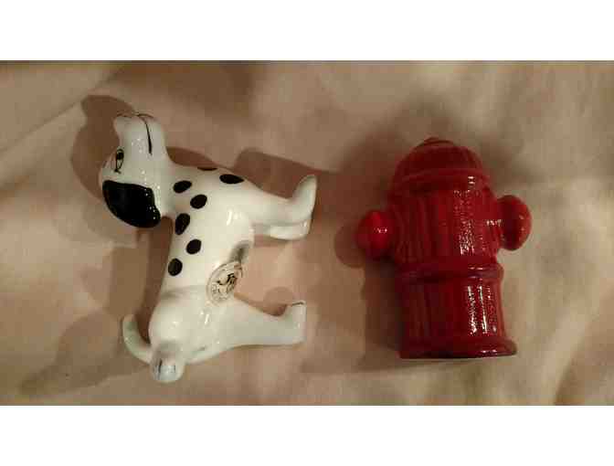 Salt & Pepper Shakers - Dog & Fire Hydrant