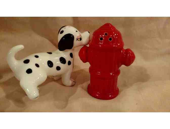 Salt & Pepper Shakers - Dog & Fire Hydrant