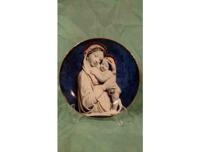 'Madonna and Child' Plate by Luca della Robbia
