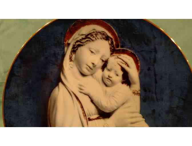 'Madonna and Child' Plate by Luca della Robbia