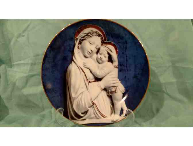 'Madonna and Child' Plate by Luca della Robbia