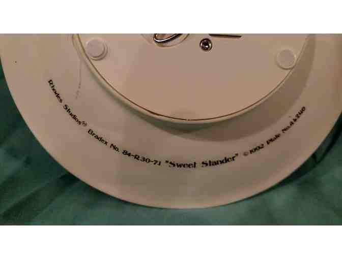 'Sweet Stander' Musical Plate from the Rhoades Studio