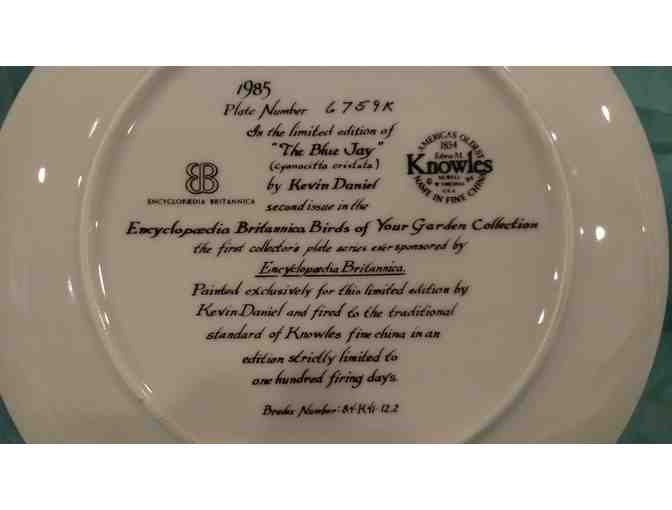 'The Blue Jay' 1985 Edition Plate