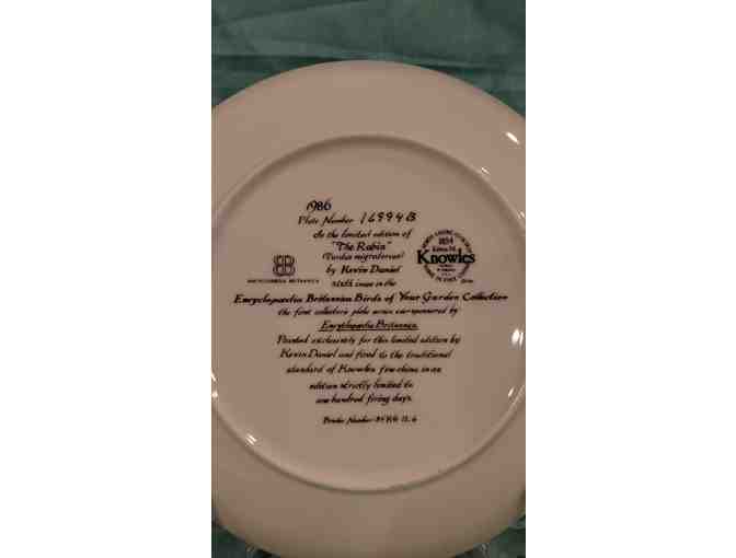 'The Robin' 1986 Edition Plate