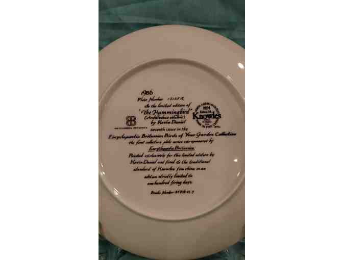 'The Hummingbird' 1986 Edition Plate