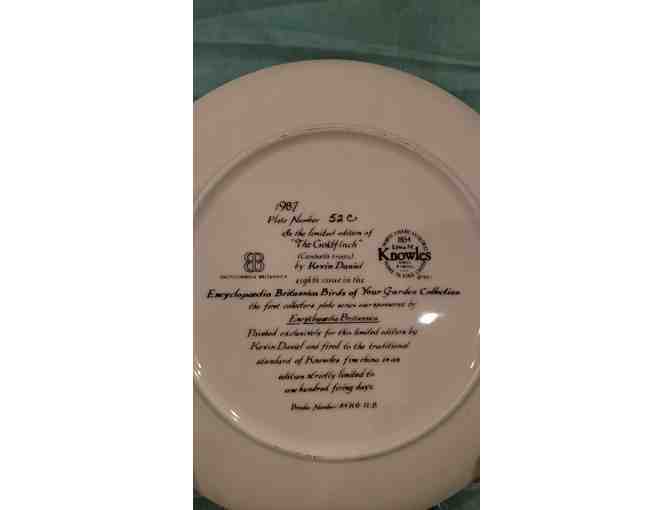 'The Goldfinch' 1987 Edition Plate