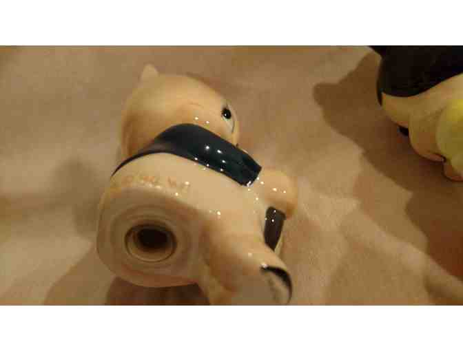 Porky and Petunia Pig Salt & Pepper Shaker & Convertible