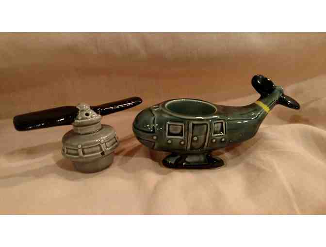 Helicopter Salt & Pepper Shaker Set