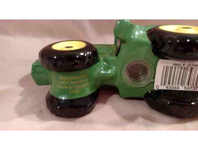 John Deer Tractor and Trailer Salt & Pepper Shaker Set
