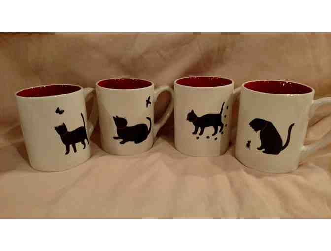 Set of 4 Cat Mugs