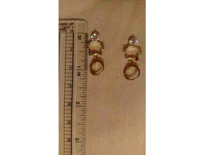 Cat Earrings and Necklace Set