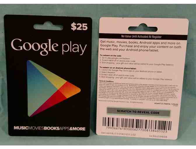 Google Play $25 Gift Card