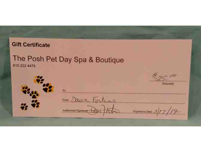 The Posh Pet Day Spa & Boutique - $25 Gift Certificate