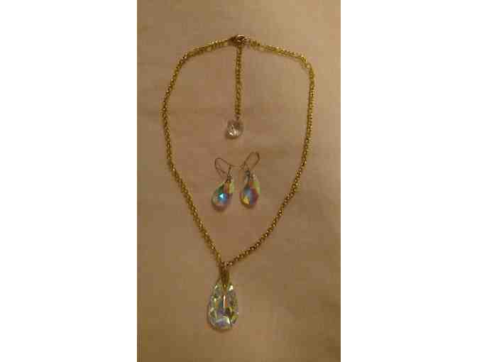 Swarovski Crystal Earring and Pendent Set
