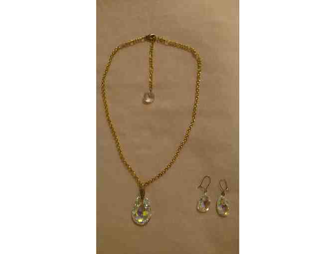 Swarovski Crystal Earring and Pendent Set