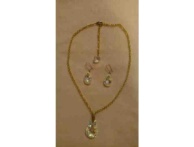 Swarovski Crystal Earring and Pendent Set