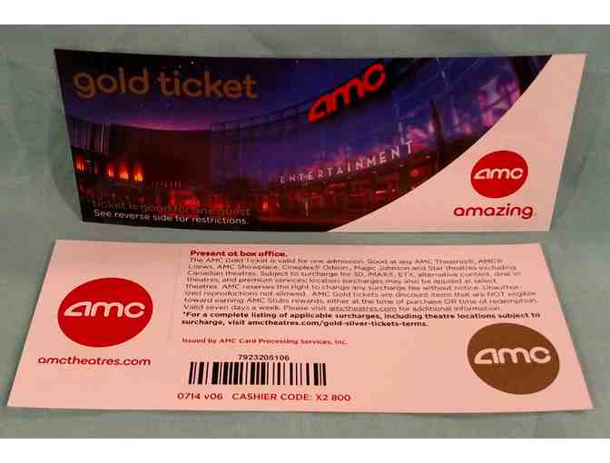 3-Pack of 'Gold' Tickets to AMC Theatres