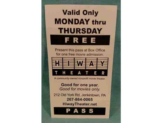 4-Pack of Tickets to Hiway Theatre