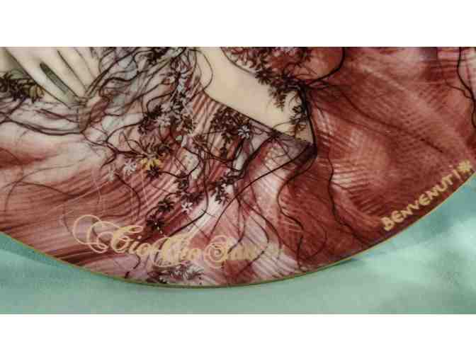 'Cio-Cio-San' Madame Butterfly Italian Plate #7819A from The Bradford Exchange
