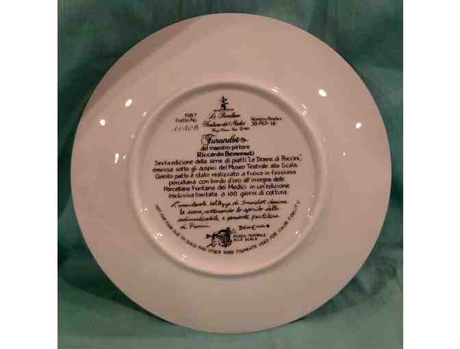 'Turandot' Italian Plate #1010A from The Bradford Exchange