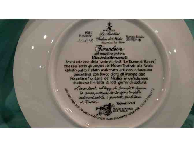 'Turandot' Italian Plate #1010A from The Bradford Exchange