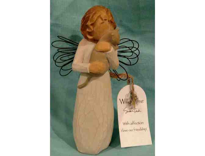 Willow Tree Angel with Cat Ornament