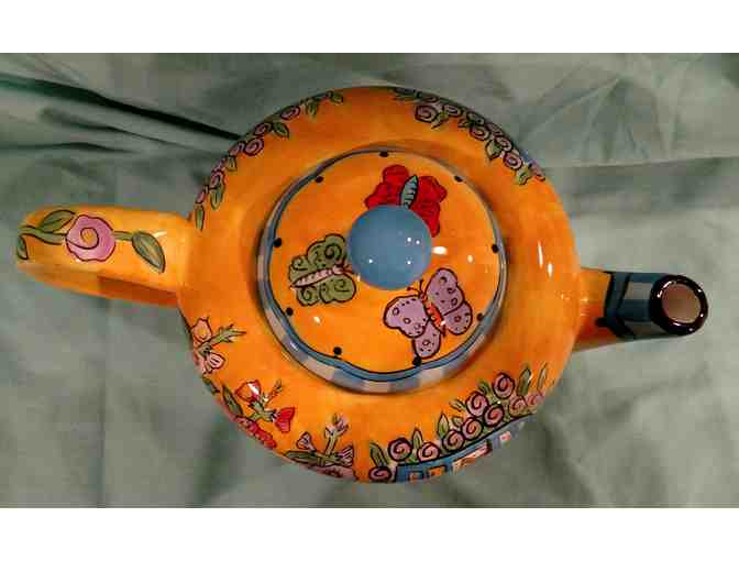 Hand-Painted Teapot