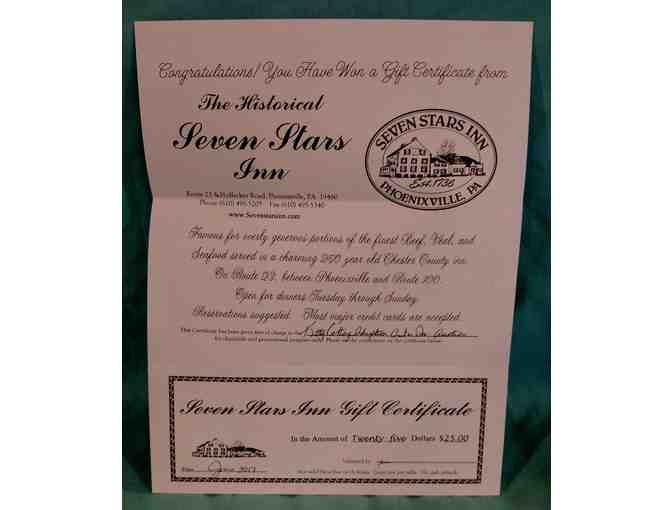 $25 Gift Certificate to Seven Stars Inn