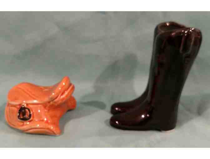 Cowboy Boots and Saddle Salt & Pepper Shakers